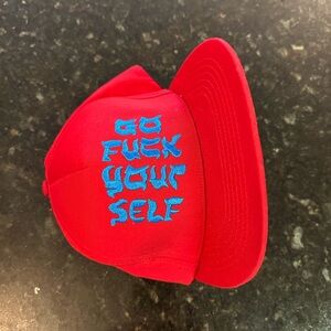 Supreme Red and Blue Snapback Hat
